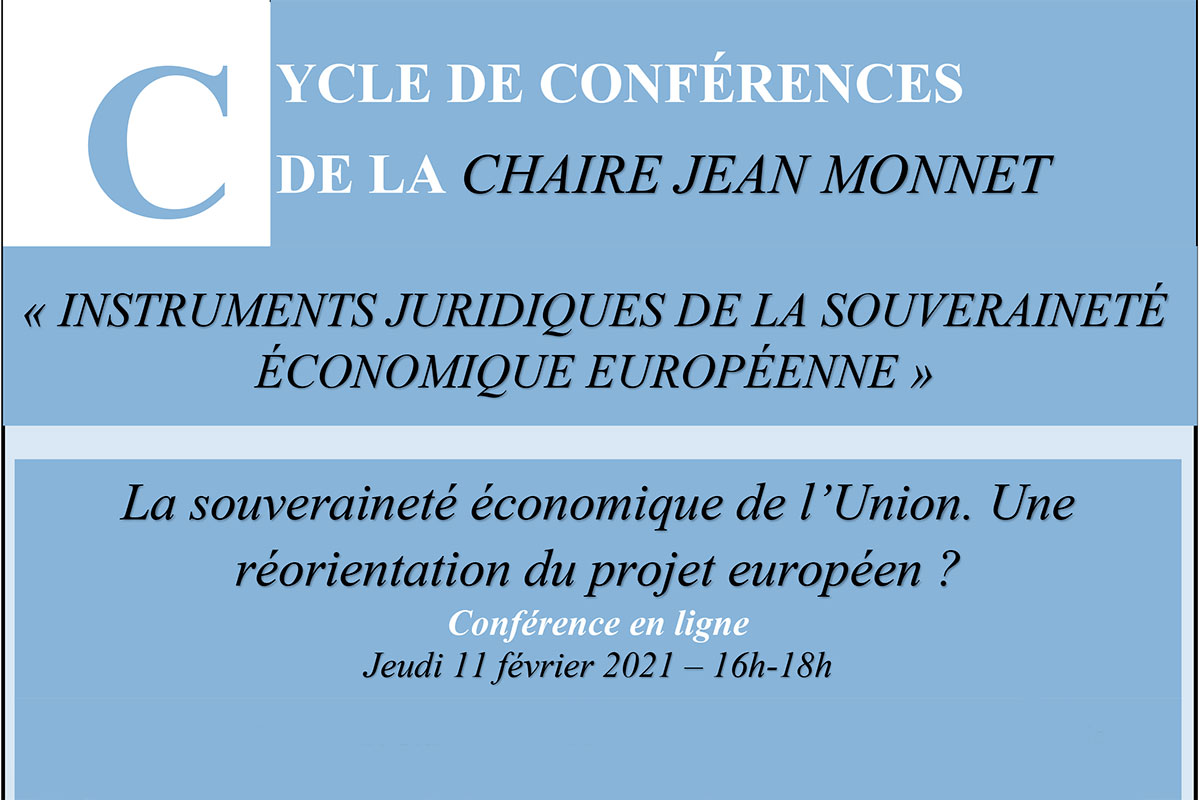 Conférence Chaire Jean Monnet